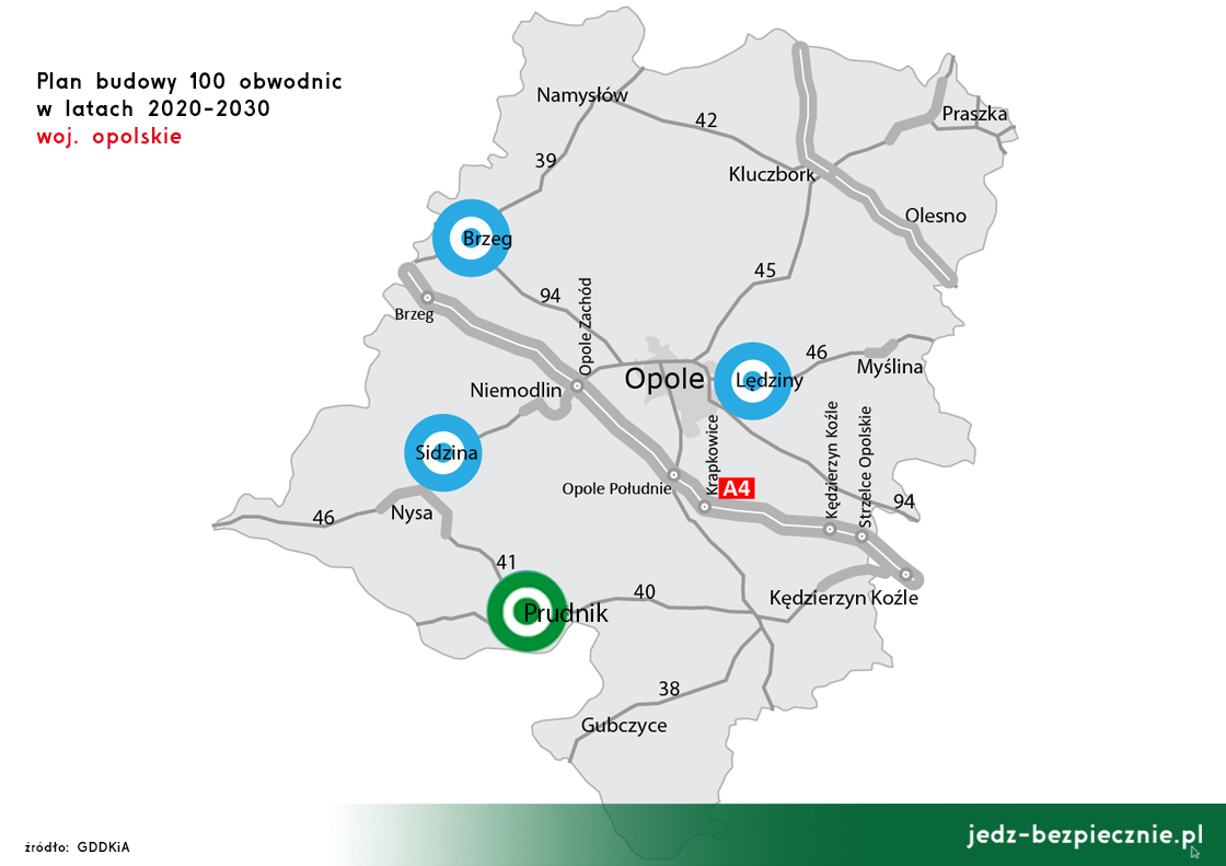 Polskie drogi – Budowa 100 obwodnic – Prudnik, województwo opolskie